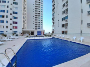 Apartamento 1804 Cartagena Bocagrande hermosa vista a 1 cuadra de la playa